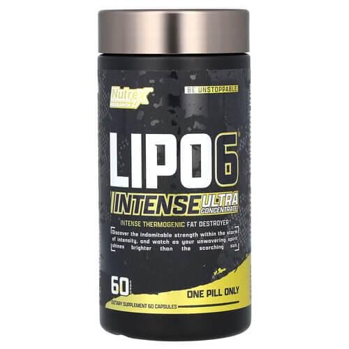 Комплексний жироспалювач Nutrex Lipo-6 Intense Ultra Concentrate 60 капс. (NRX-00773)