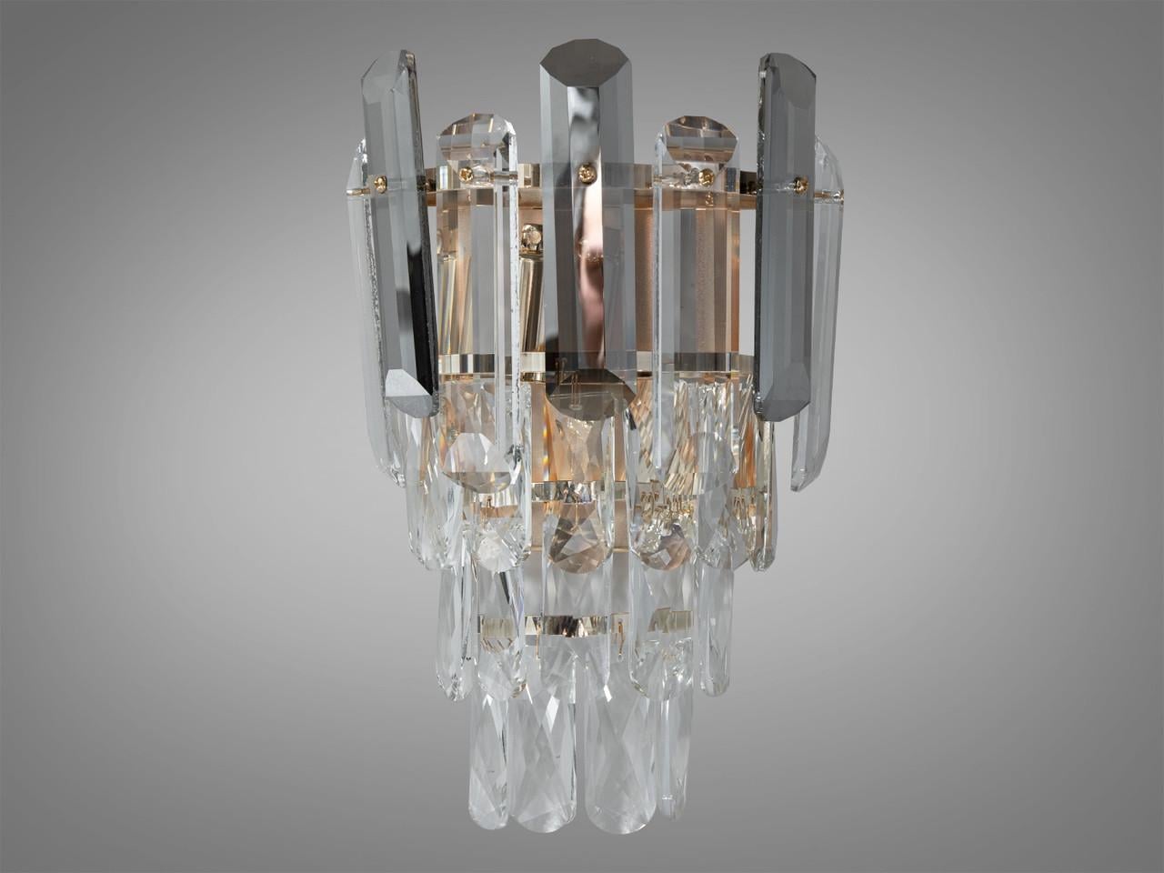 Бра из хрусталя в спальню 8805BGD-LS Золотой (2050445870)