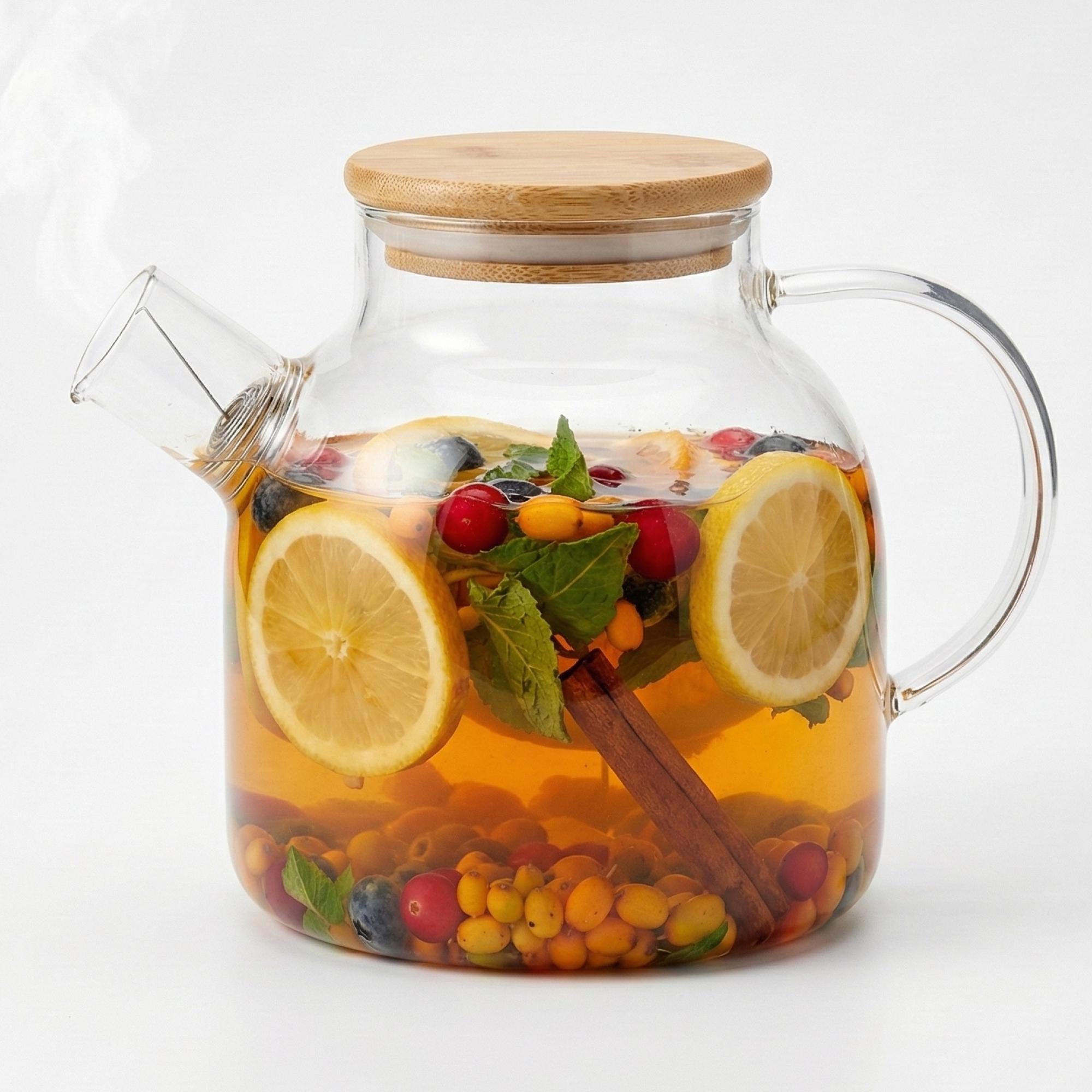 Заварювальний чайник зі скла з фільтром з нержавіючої сталі 1500 мл (11111141)