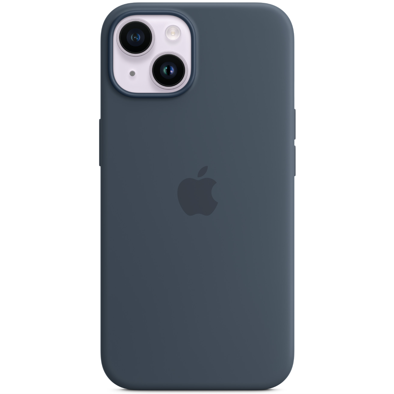 Чехол-накладка Apple Silicone Case with MagSafe for iPhone 14, Storm Blue (HC)