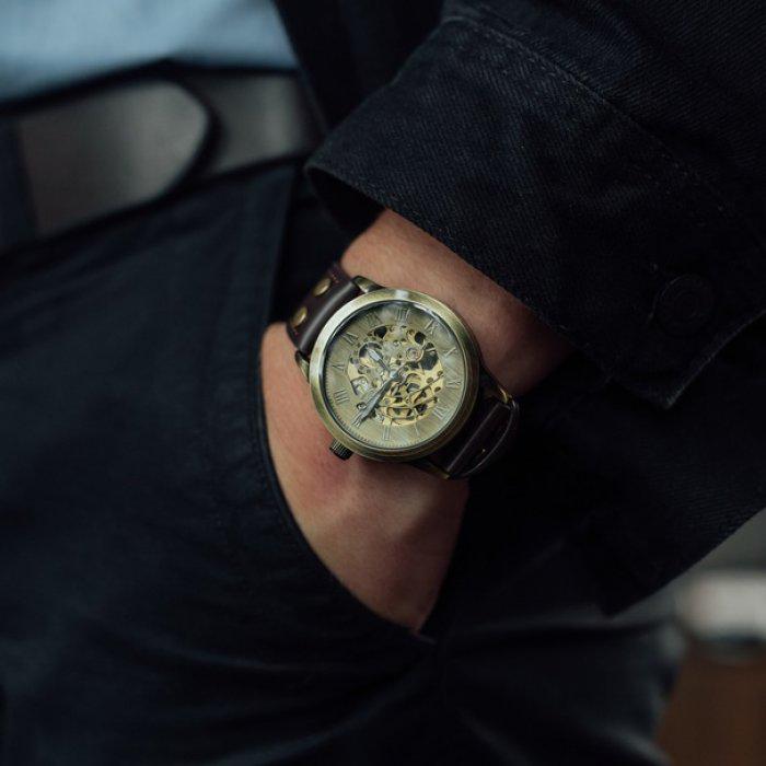 Часы мужские механические Winner Salvador - фото 8