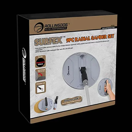 Инструмент для шлифовки стен 6 шт. зернистость 80/120/240 (AN00489) - фото 6