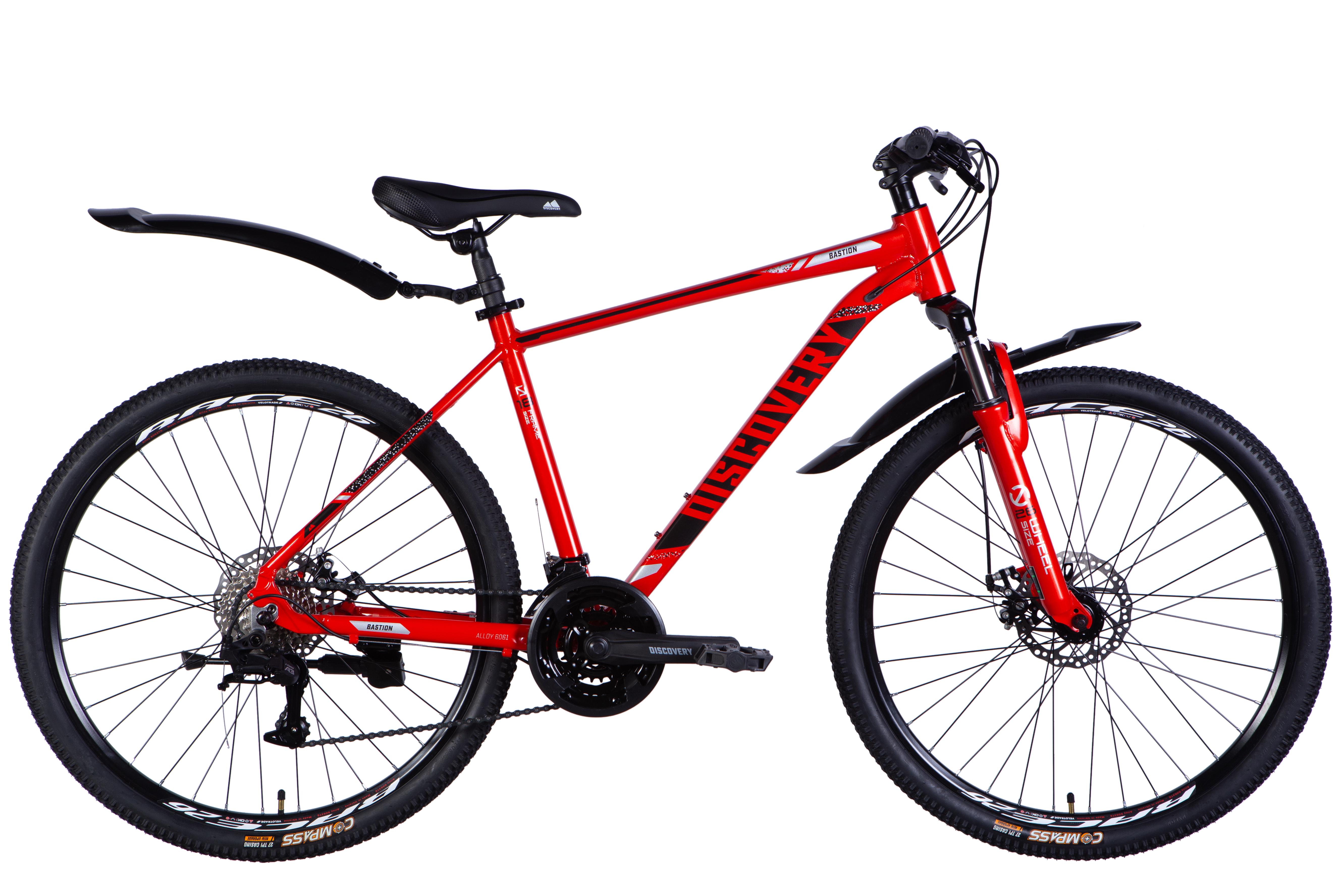 Велосипед Discovery 2025 BASTION DD CS AL 26" рама 18" Червоно-чорний (OPS-DIS-26-619) - фото 1 Велосипед Discovery 2025 BASTION DD CS AL 26" рама 18" Червоно-чорний (OPS-DIS-26-619) - фото 1