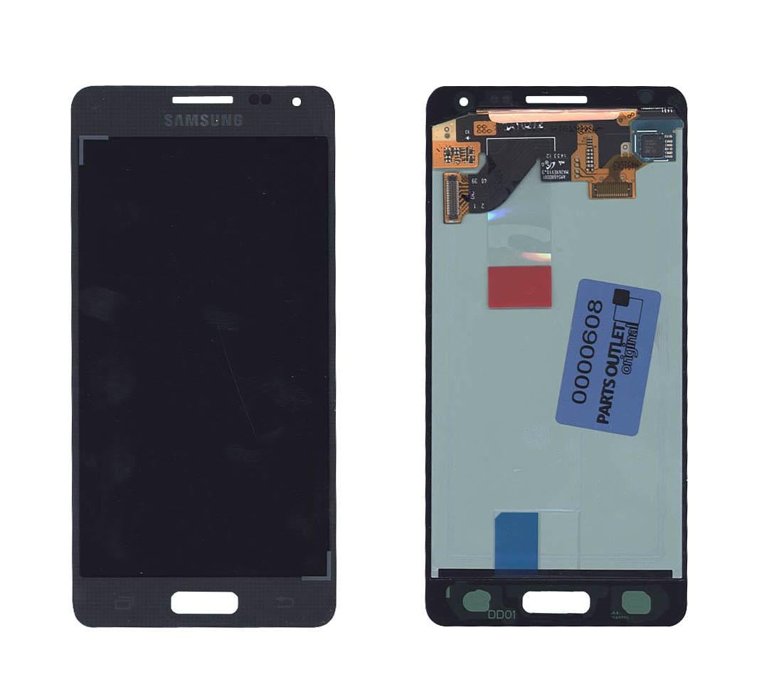 Матрица с тачскрином для телефона Samsung Galaxy Alpha SM-G850F Черный