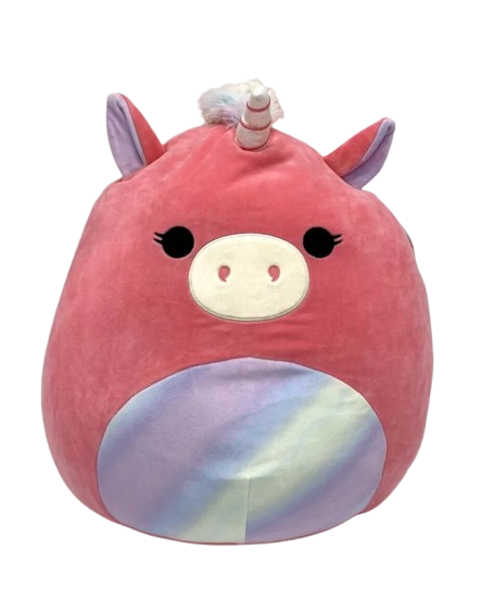 М'яка іграшка Squishmallows радужний єдиноріг Сена 40 см (2395481042)