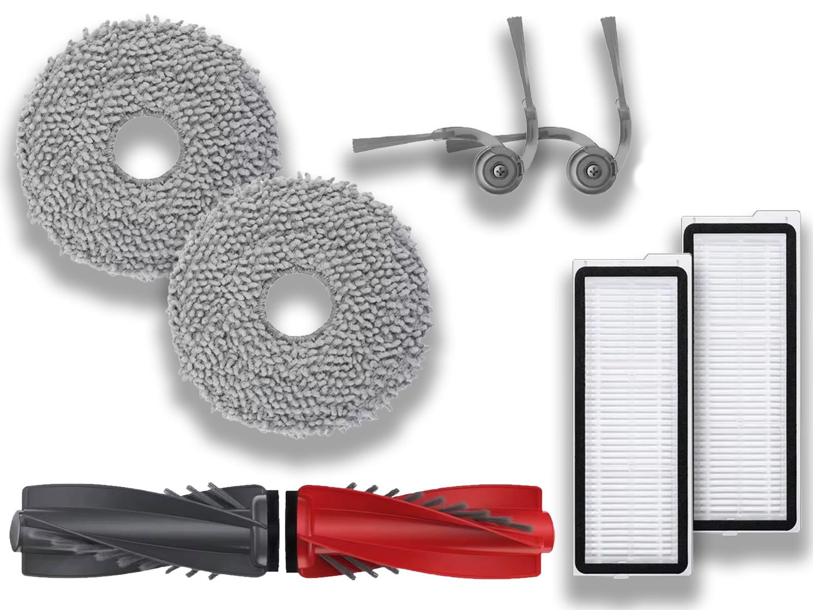 Комплект сменных аксессуаров для Roborock Qrevo/5AE/Curv/CurvC/Curv/S5X/5A1/5XC/Edge/EdgeC/Edge S5A/5V1 8 шт. (1943)