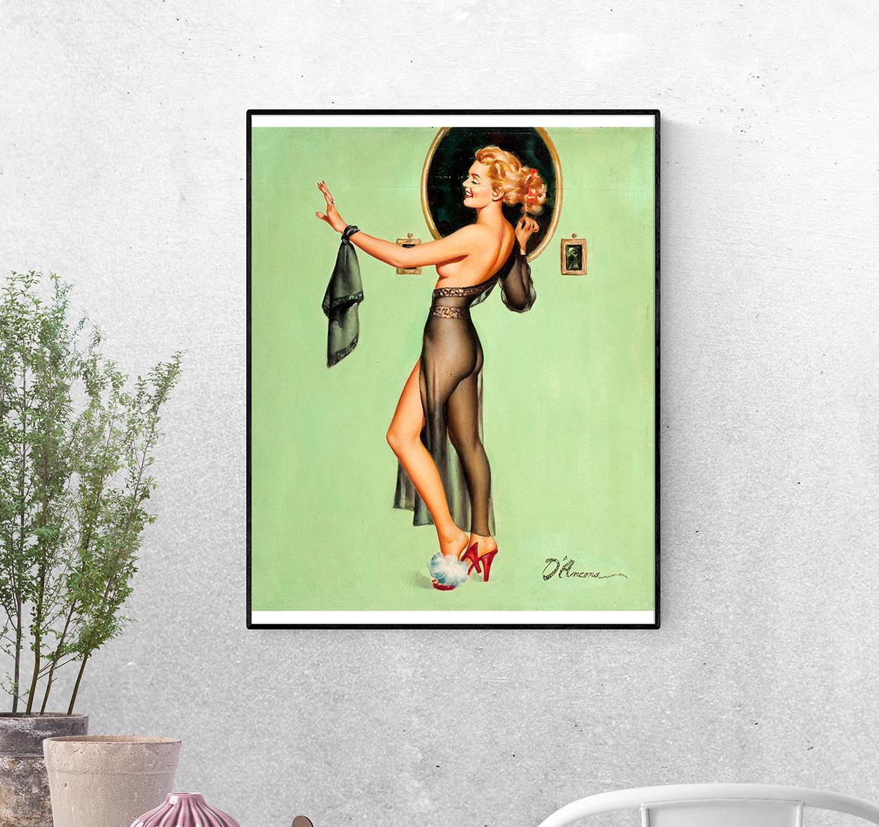 Постер Чудо, как хороша!!! Эдварда Д'Анкона формат А-2 (pin_up010067_Poster)