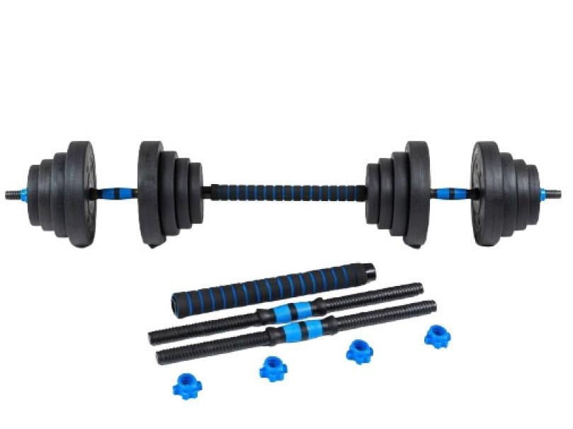 Гантели разборные битумные Thunder GYM-03 с соединителем для штанги 2х20 кг (GYM-03)