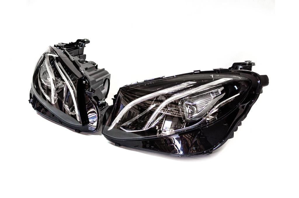 Оптика передняя рестайлинг для Mercedes C-сlаѕѕ W205 2014-2021 г. 2 шт. (87349)