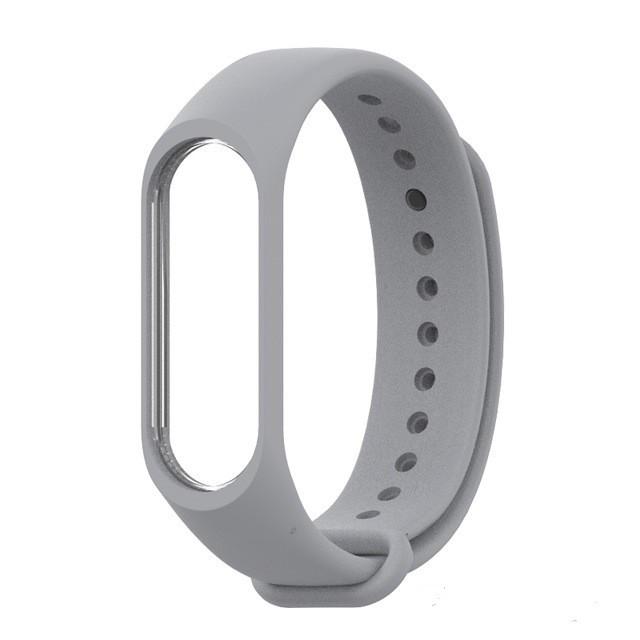 Ремінець для фітнес браслета Xiaomi Mi Band 3/4 Grey - фото 1