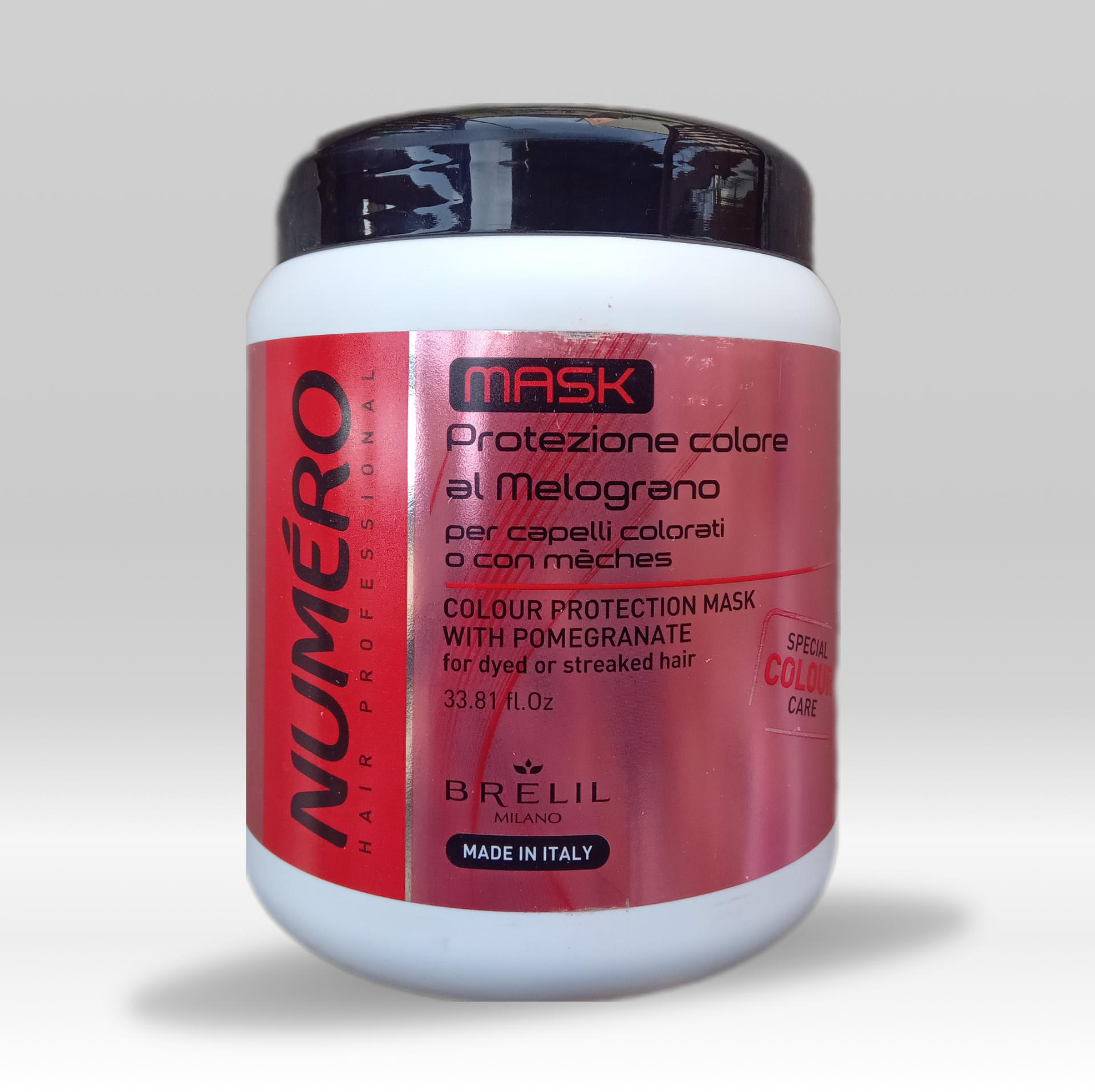 Маска для захисту кольору з екстрактом граната для фарбованого та мелірованого волосся Numero 1000 мл (10644260)