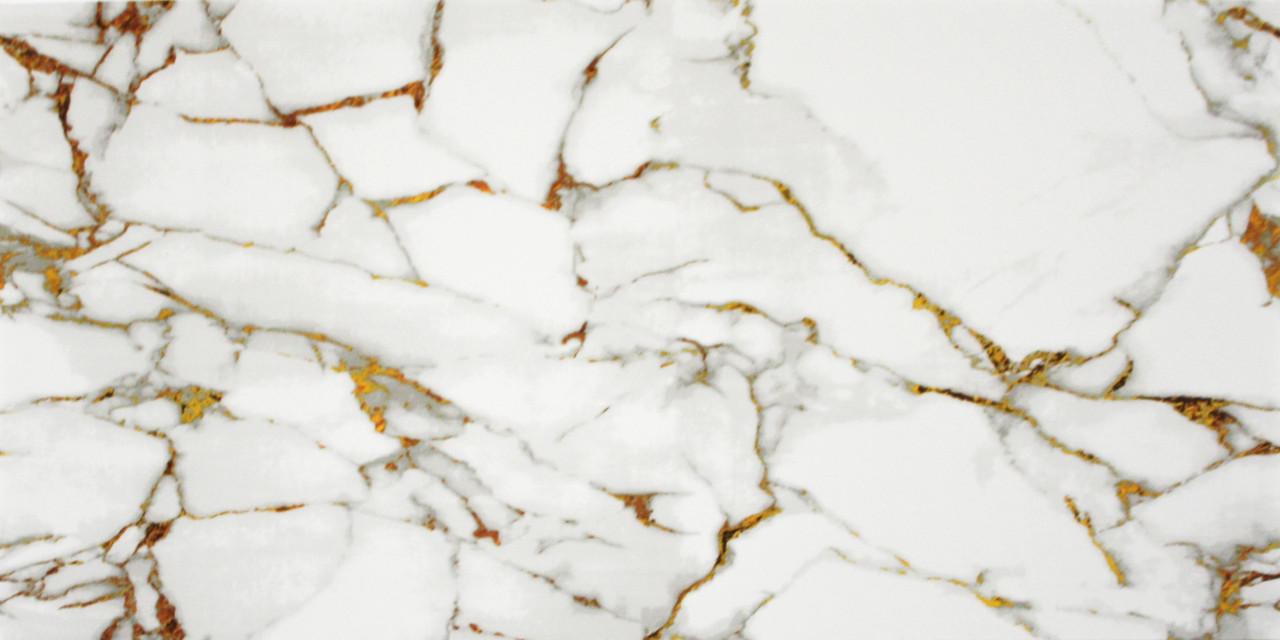 Панель самоклеюча глянцева РЕТ під колір структури 600х300х2,5 мм Пастельний надсвітлий Оливково-зелений (VN3-119)