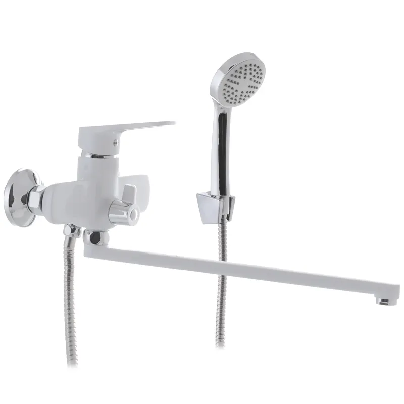 Смеситель для ванны MIXXUS Nevada 006 Euro Белый (MI5799)