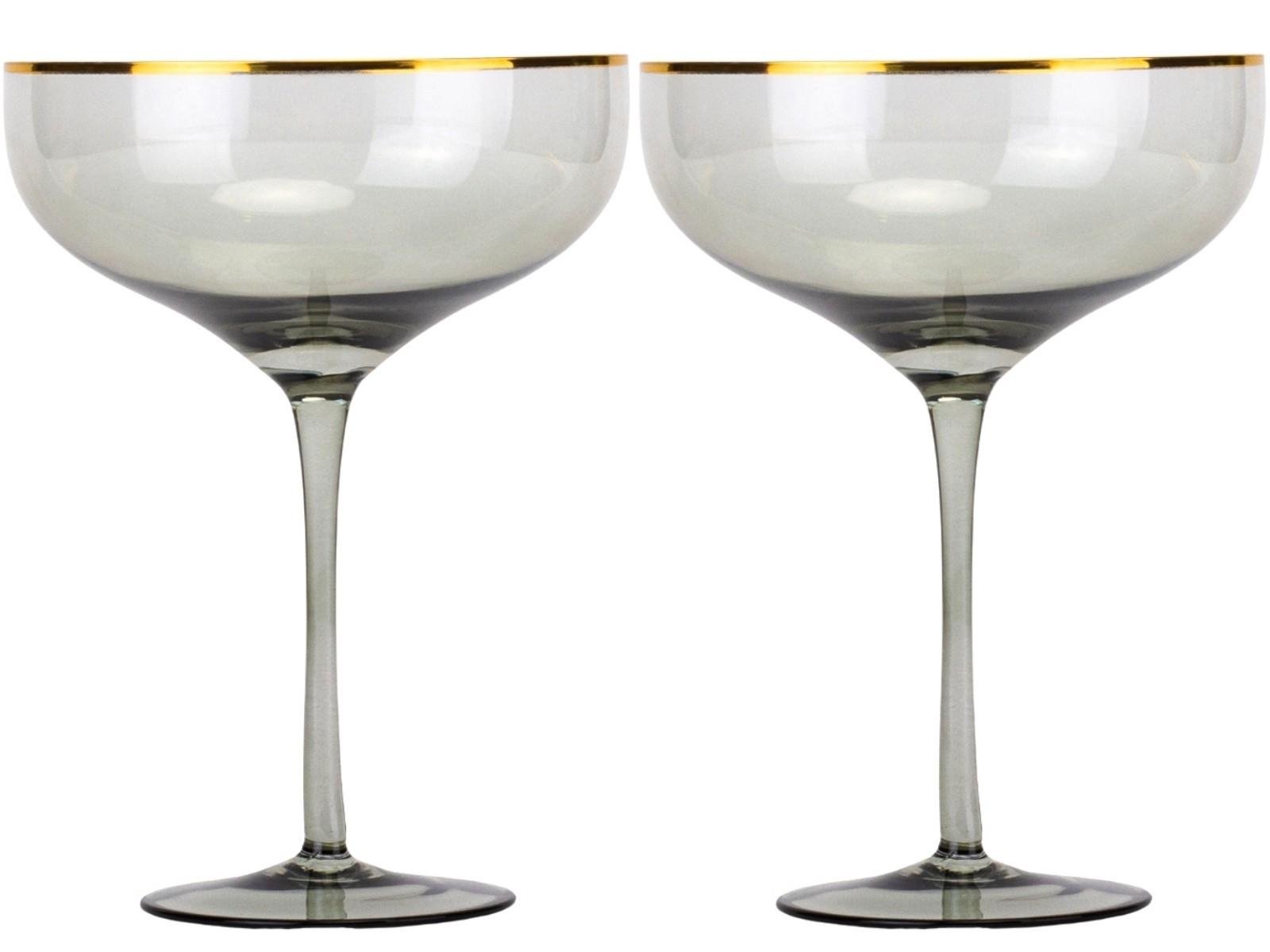 Набор бокалов Elisey 9056-002 Шампань 400 мл 2 шт. Изумрудный (118-81-9056-002)