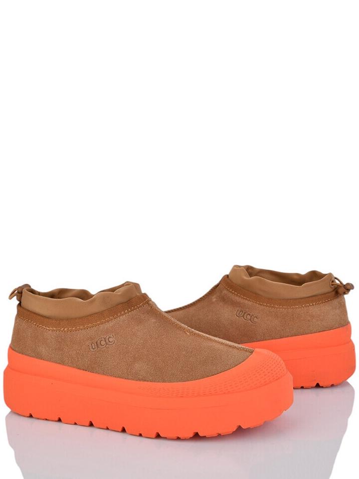 Угги замшевые на овчине ITTS KTN93-A20 р. 40 Коричнево-оранжевый