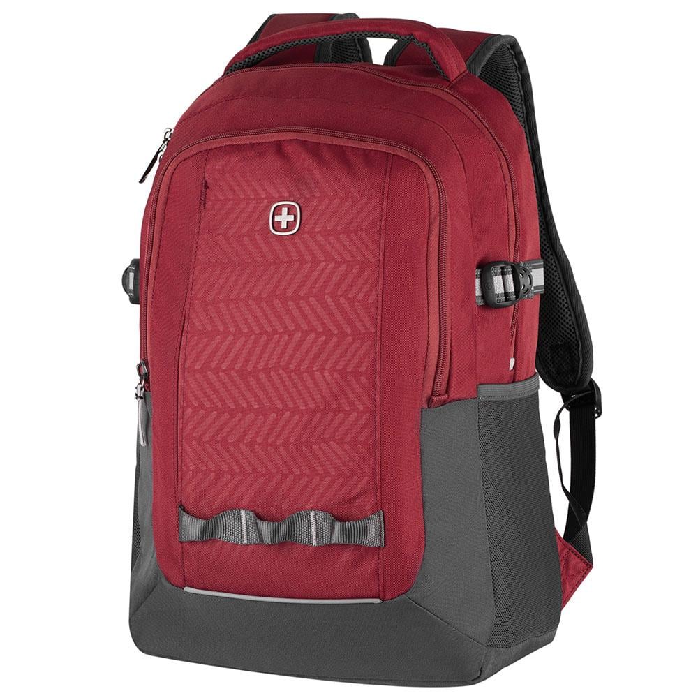 Рюкзак городской для ноутбука Wenger Ryde с органайзером Essentials 16" Красно-серый (611991)