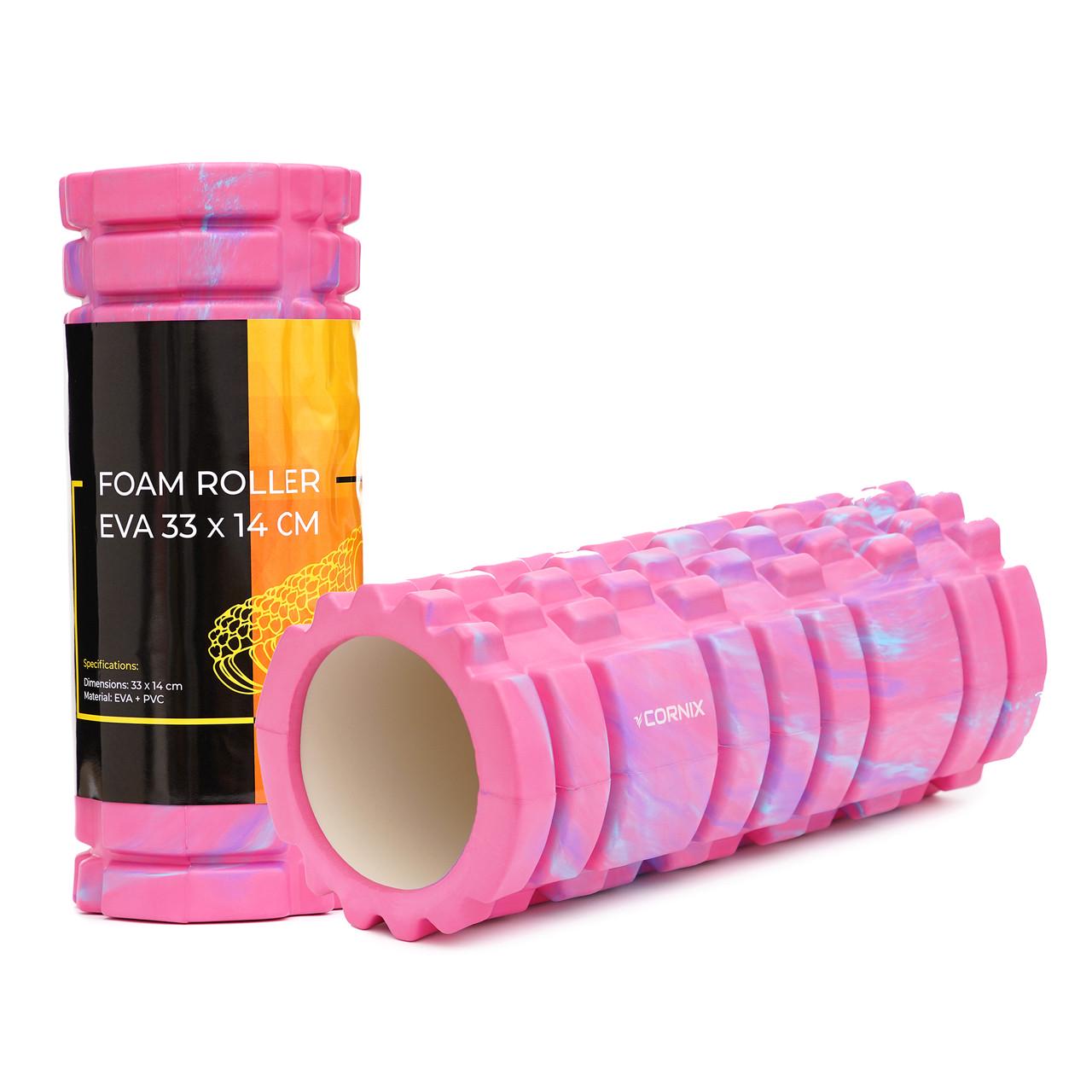 Массажный ролик Cornix EVA Marble Design 33x14 см XR-0346 (2375572245) - фото 3 Массажный ролик Cornix EVA Marble Design 33x14 см XR-0346 (2375572245) - фото 3