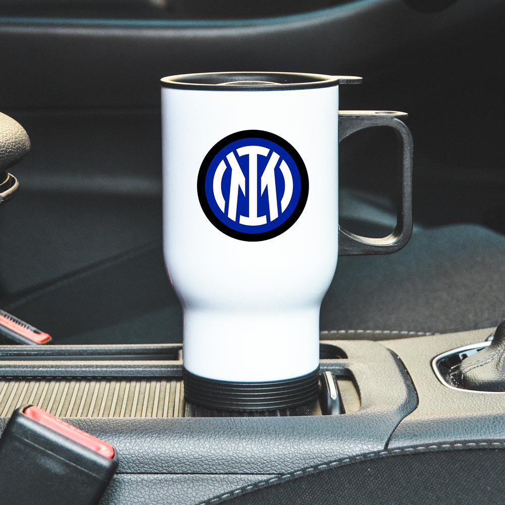 Термокружка автомобильная с логотипом ФК "ПСЖ" 450 мл Белый (26644975)