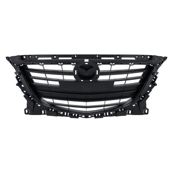 Решетка радиатора AVTM Mazda 3 2013-2016 без эмблемы Черный глянец (184424999)