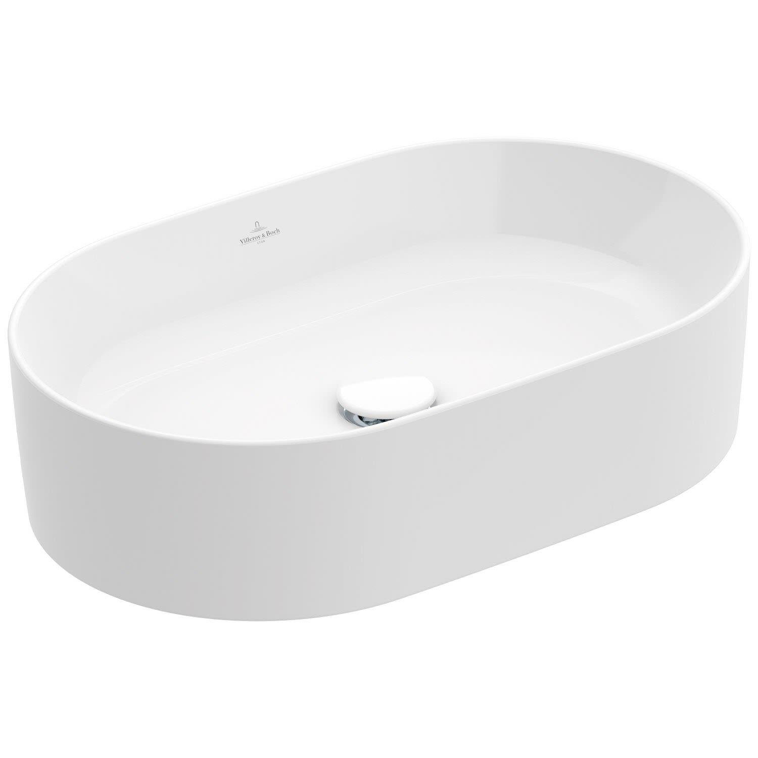 Умывальник накладной Villeroy & Boch Collaro 4A195601 560x360x145 мм Белый (112895)