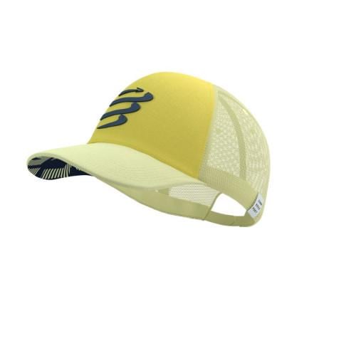 Кепка с изогнутым козырьком Compressport Trucker Cap 2025 Maize/Elf Yellow (20220649)