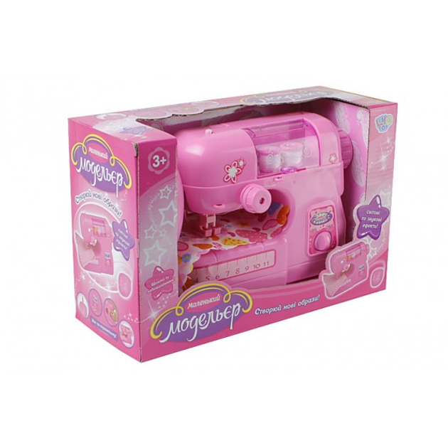 Детский игровой набор Limo Toy Модельер Швейная машинка из пластика 28х11х18 см Розовый (150-98-MP2030) - фото 2 Детский игровой набор Limo Toy Модельер Швейная машинка из пластика 28х11х18 см Розовый (150-98-MP2030) - фото 2