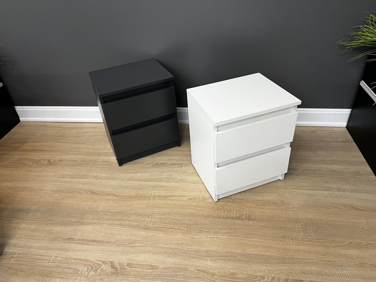 Тумба приліжкова Кватро 400x480x340 мм Антрацитовий - фото 8