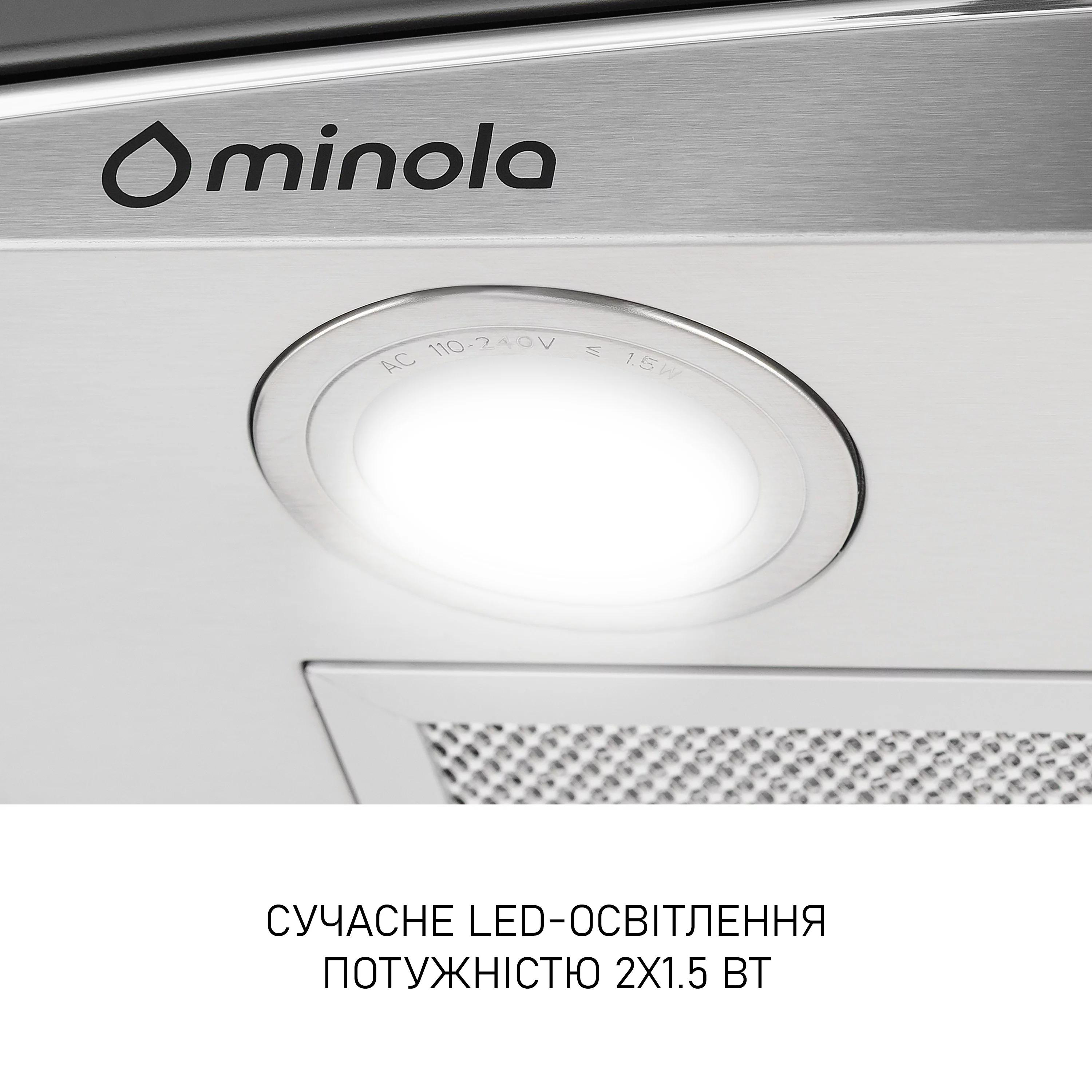 Вытяжка декоративная Minola MTG 6642 I LED - фото 6