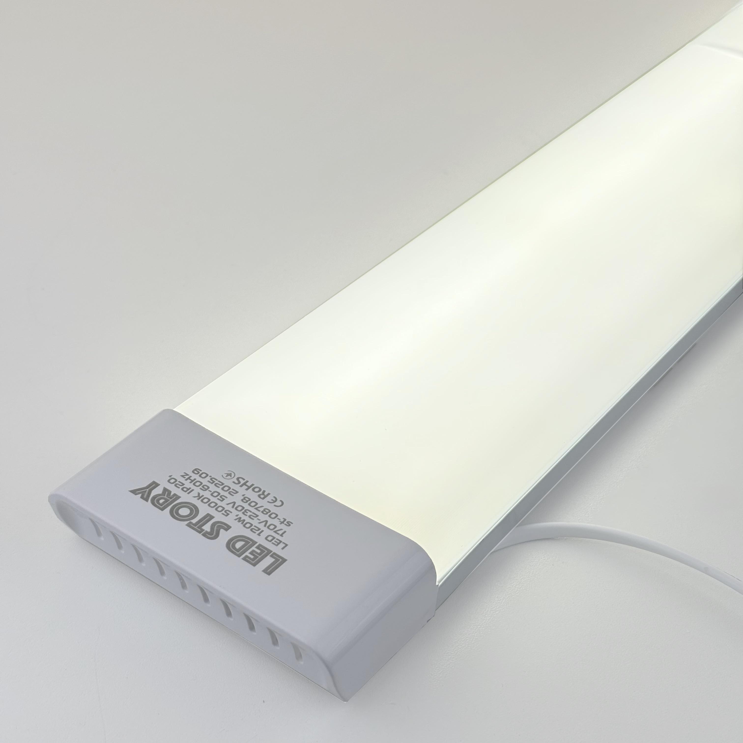 Линейный LED-светильник Led Story 1,2 м 120 Вт 10800 Лм 5000К Белый природный (37368809)