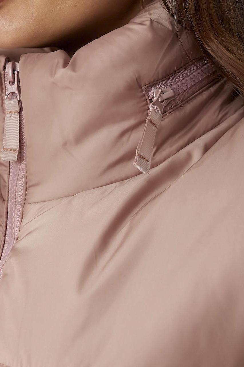 Куртка жіноча демісезонна S-M Пудровий (187149) - фото 6 Куртка жіноча демісезонна S-M Пудровий (187149) - фото 6