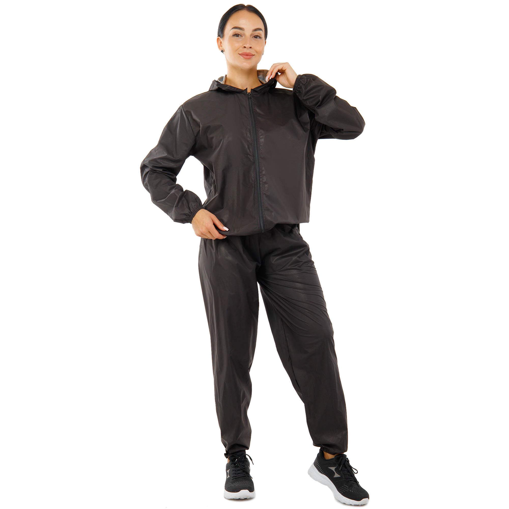 Костюм-сауна для похудения Sibote SAUNA SUIT ST-6001 2XL Черный