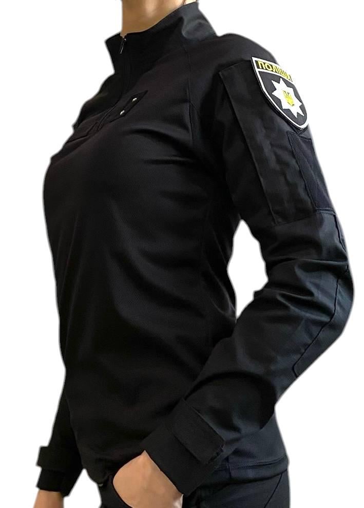 Сорочка тактична убакс жіноча Поліція M Чорний (34139614)