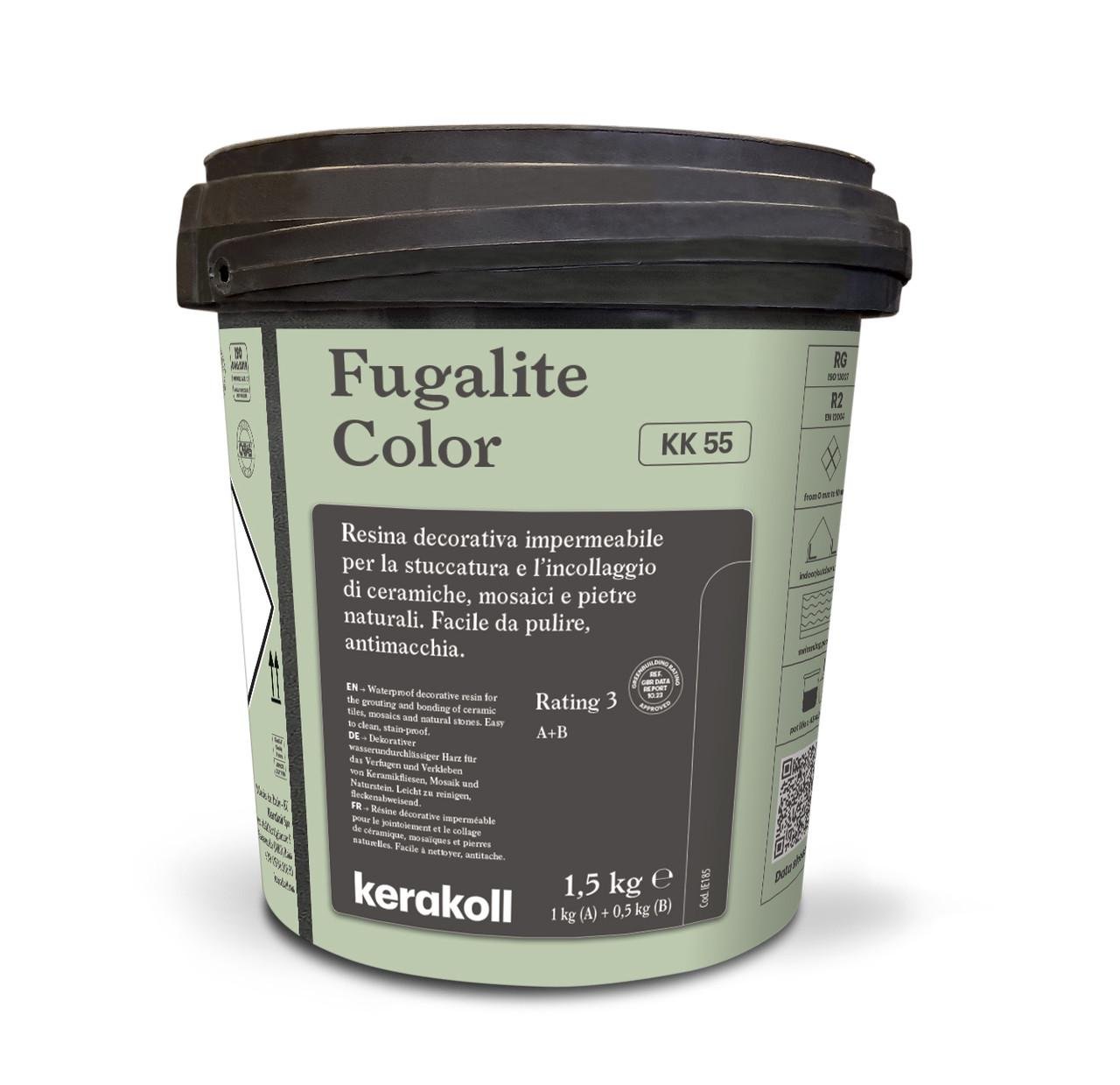 Затирка эпоксидная Kerakoll Fugalite Color 1,5 кг Зеленый (К55)