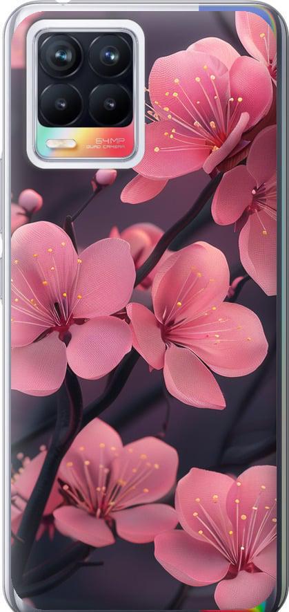 Чехол на Realme 8 Пурпурная сакура (6075u-2303-42517) Чехол на Realme 8 Пурпурная сакура (6075u-2303-42517)