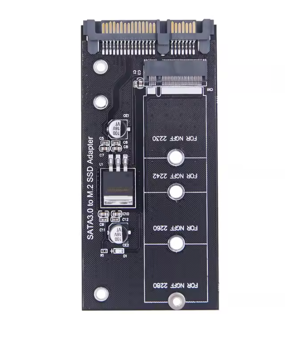 Перехідник-адаптер для SSD M.2 NGFF to SATA 3 3.0 Black (468b42c5)