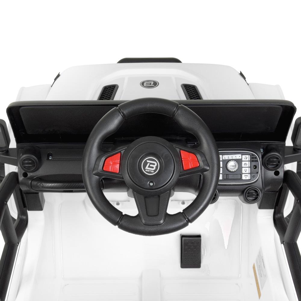 Электромобиль джип M 4282EBLR-1 Белый - фото 3 Электромобиль джип M 4282EBLR-1 Белый - фото 3