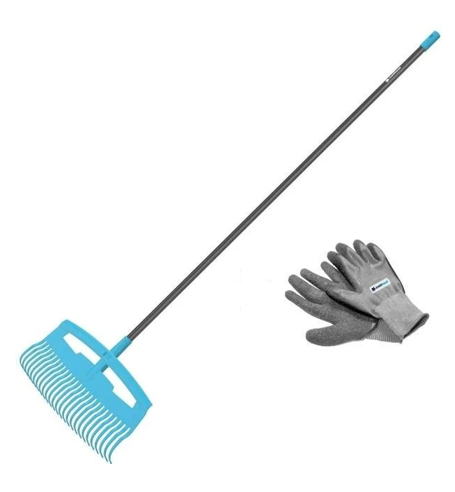 Граблі для листя Cellfast IDEAL комплект із рукавичками BASIC 52,5 см 178 см 0,74 кг