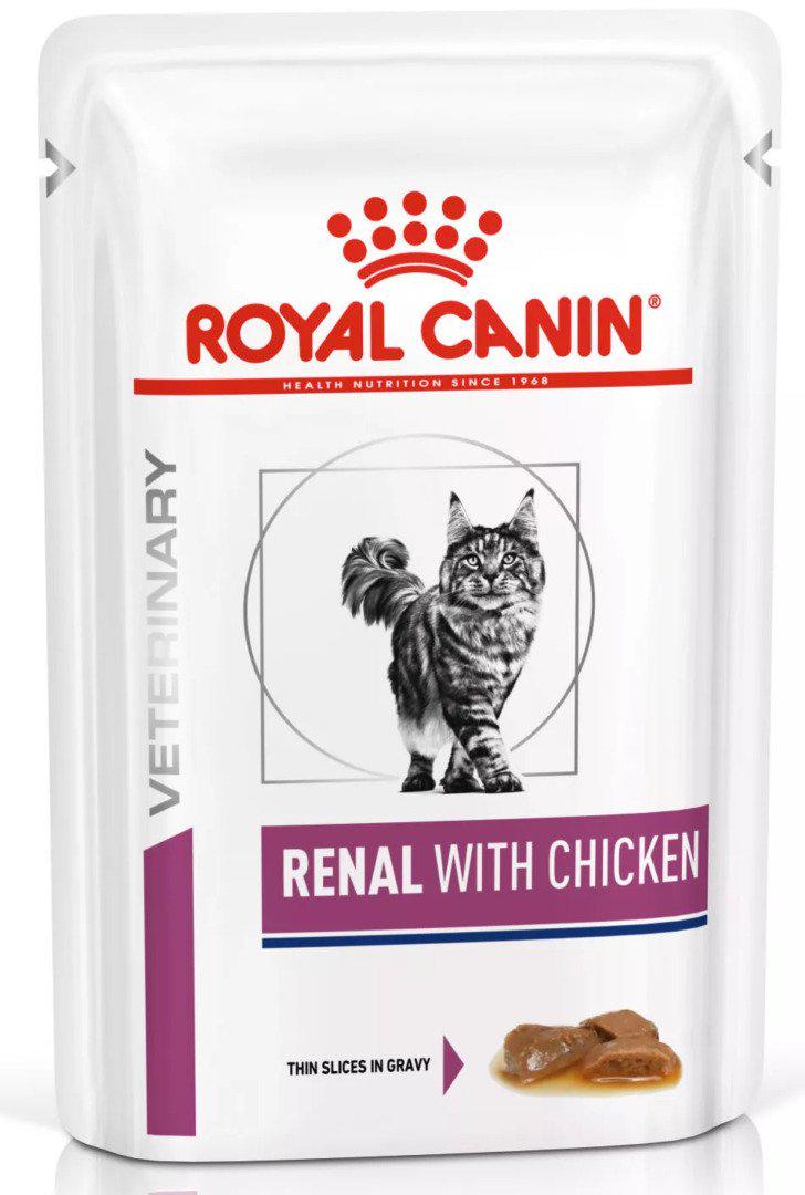 Корм вологий для котів Royal Canin Renal With Chicken Pouches 85 г (9003579000465)