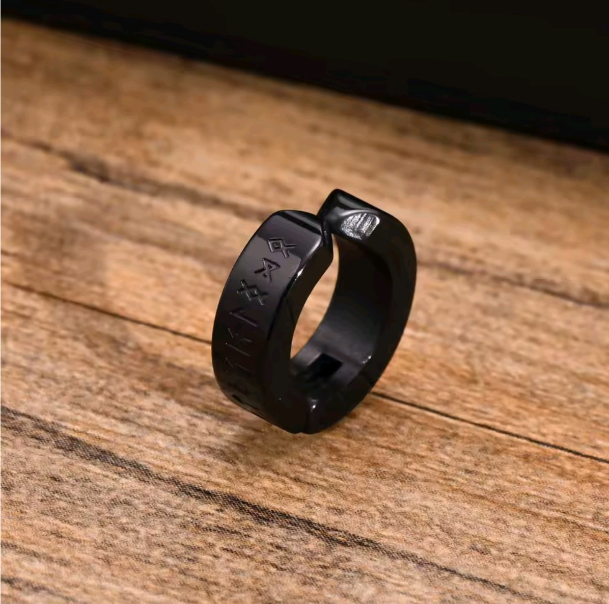 Сережки чоловічі кліпси руни вікінгів 1 шт. (1881727600)