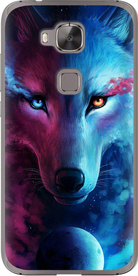 Чехол на Huawei G7 Plus Арт-волк (3999u-952-42517)