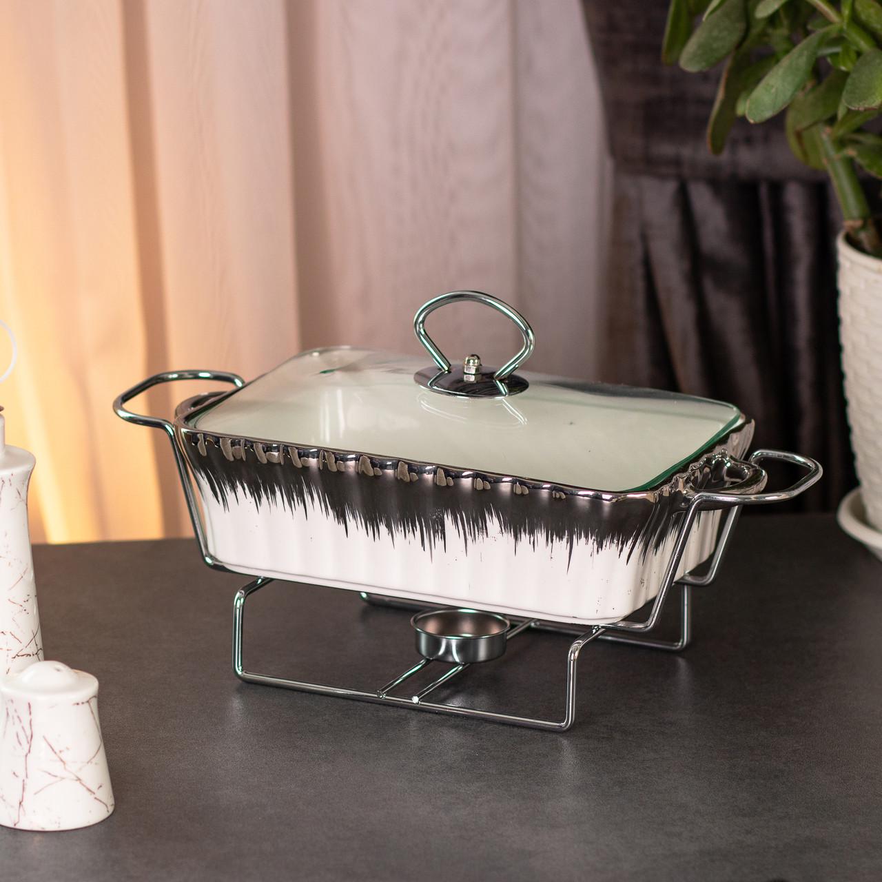 Мармит прямоугольный с подогревом 31х16х11 см 1 л