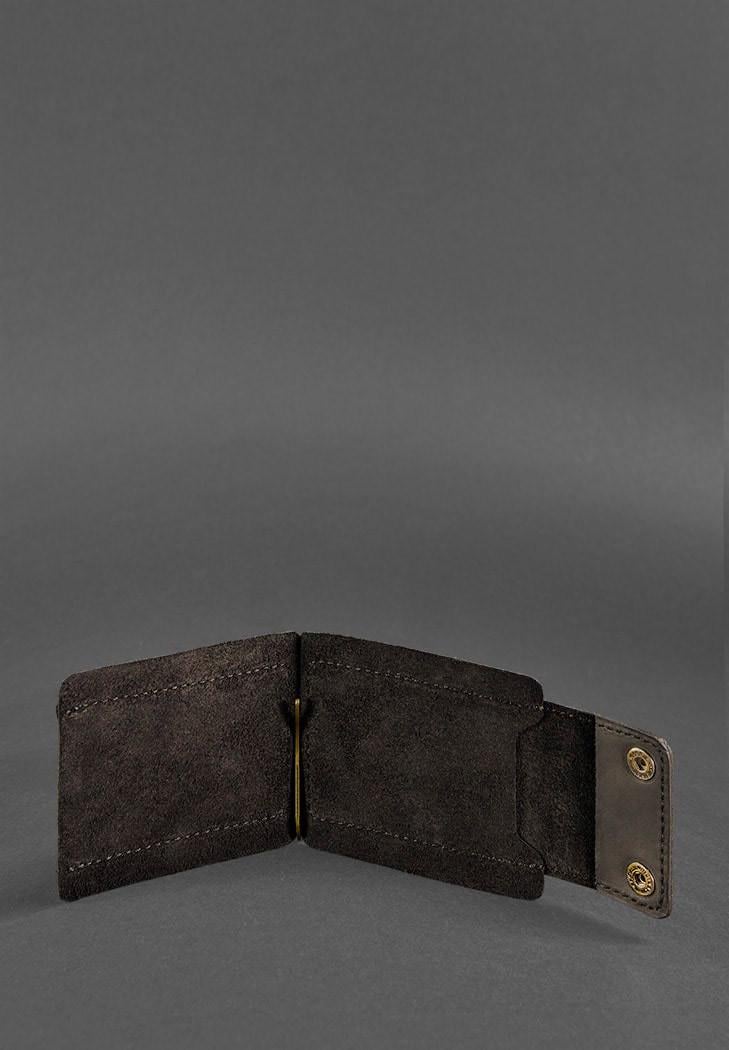 Портмоне мужское кожаное BlankNote 10.0 зажим для денег Crazy Horse Темно-коричневый (A-026814) - фото 3 Портмоне мужское кожаное BlankNote 10.0 зажим для денег Crazy Horse Темно-коричневый (A-026814) - фото 3