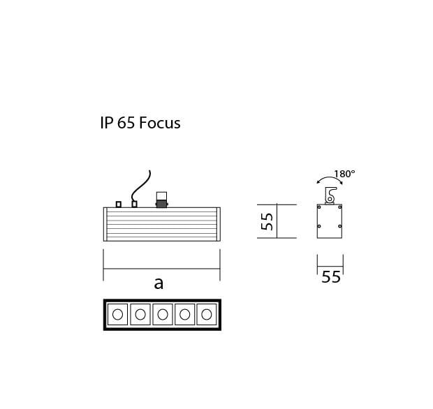 Светильник светодиодный линейный Vela ProLens IP65-5555 25 Вт 450 мм для фасада - фото 6