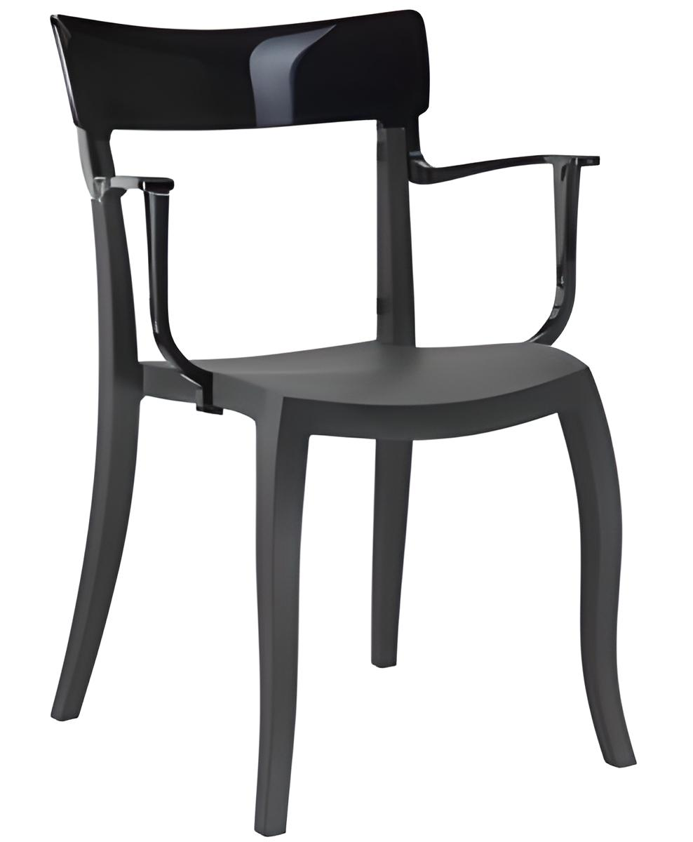 Кресло Litolan Papatya Hera-K-Black Черный/Черный (DR002089)