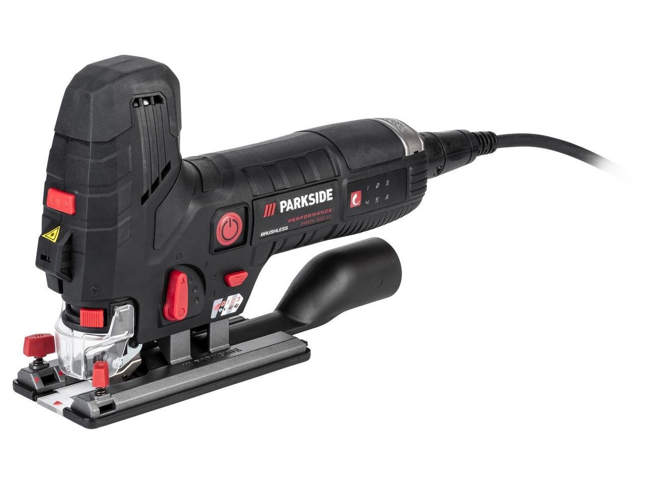 Електролобзик безщітковий із лазерним наведенням PARKSIDE PPSTK 550 A1