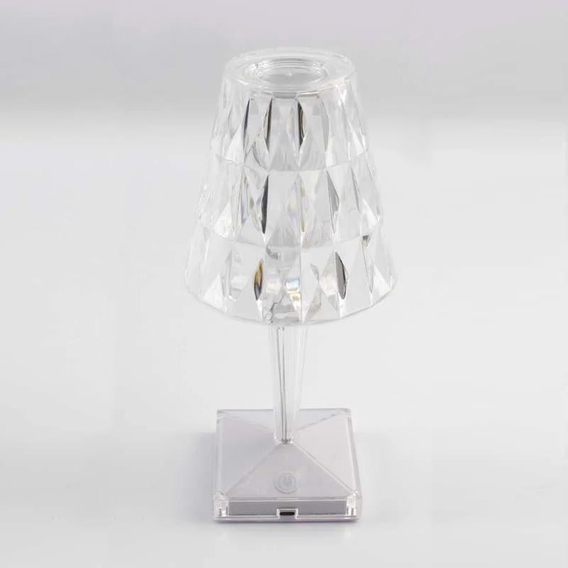 Светильник настольный аккумуляторный Luminaria Crystal 3 W R ON/OFF IP20 115x255 Clear/White (11882476)