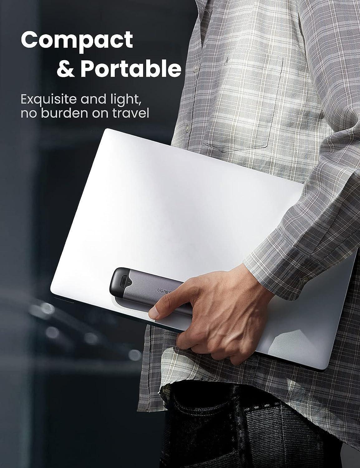 Корпус UGREEN для M.2 NVME SSD PCI-e дисков 10 Гбит/с Type-C/USB Порты M и B&M 2242/2280 Серый (70532) - фото 3 Корпус UGREEN для M.2 NVME SSD PCI-e дисков 10 Гбит/с Type-C/USB Порты M и B&M 2242/2280 Серый (70532) - фото 3