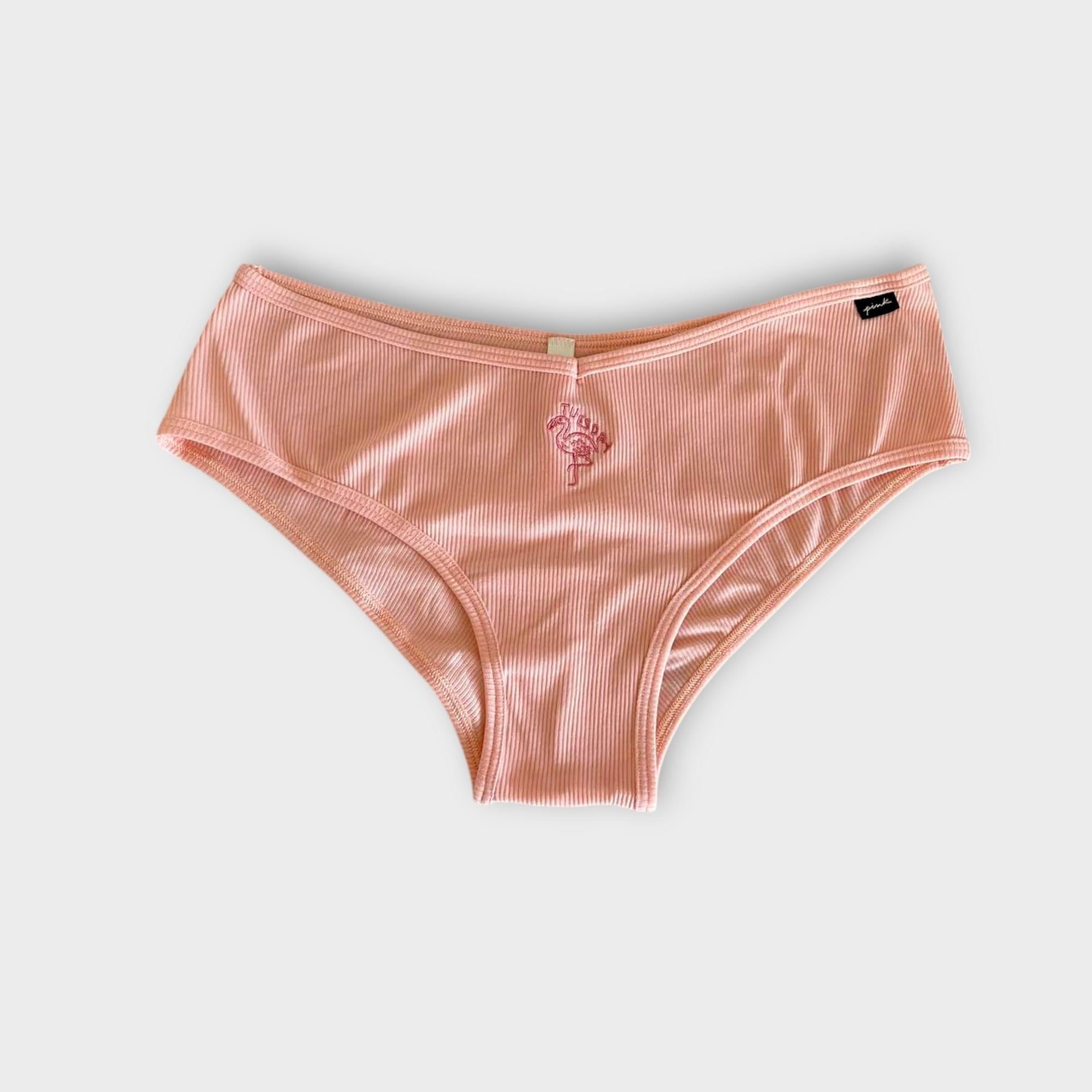 Трусики чики Victoria's Secret PINK Cotton Cheekster Panty L Розовый (23232а)
