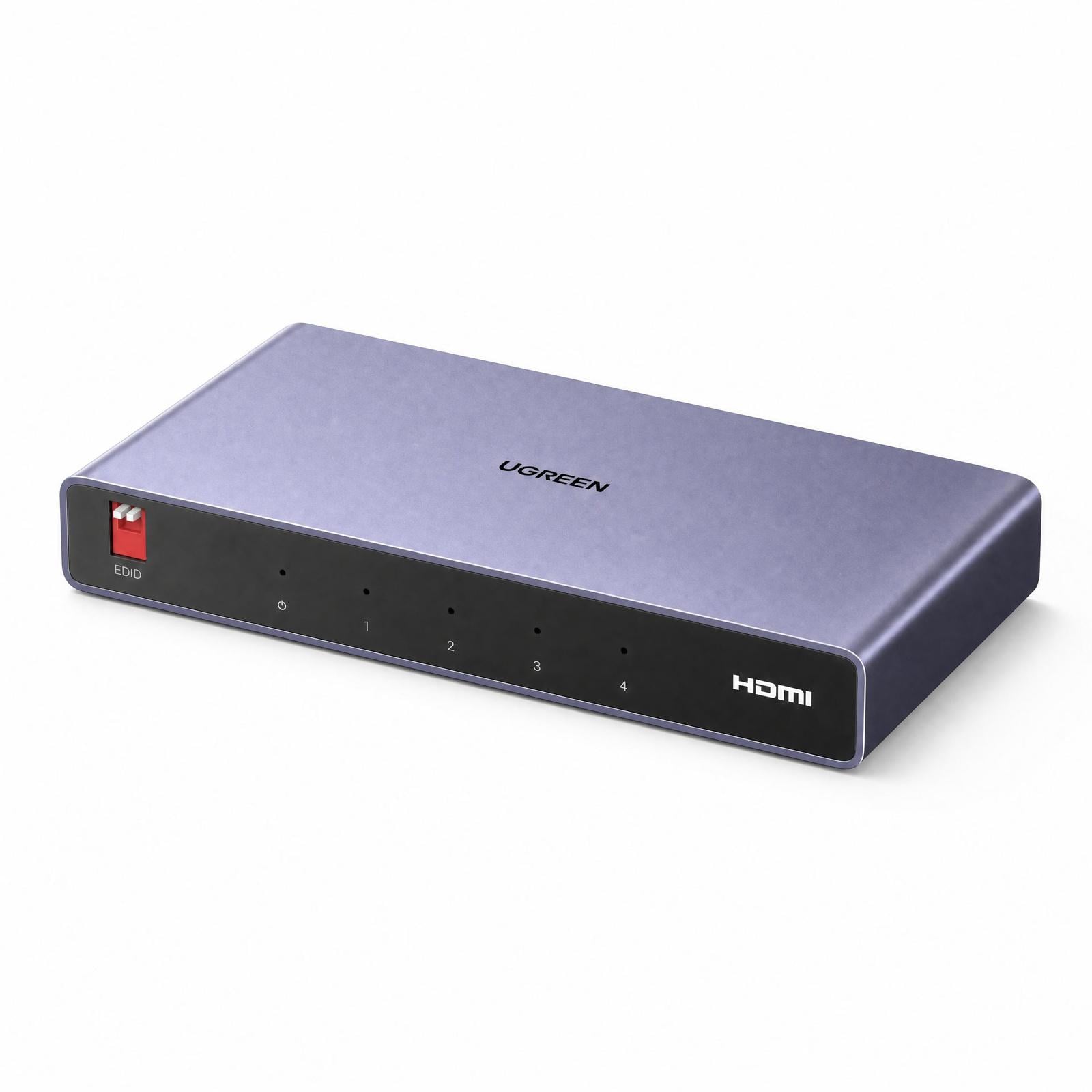 Разветвитель HDMI активный UGREEN CM713 1х4 8K/60 Гц Черный (25858)