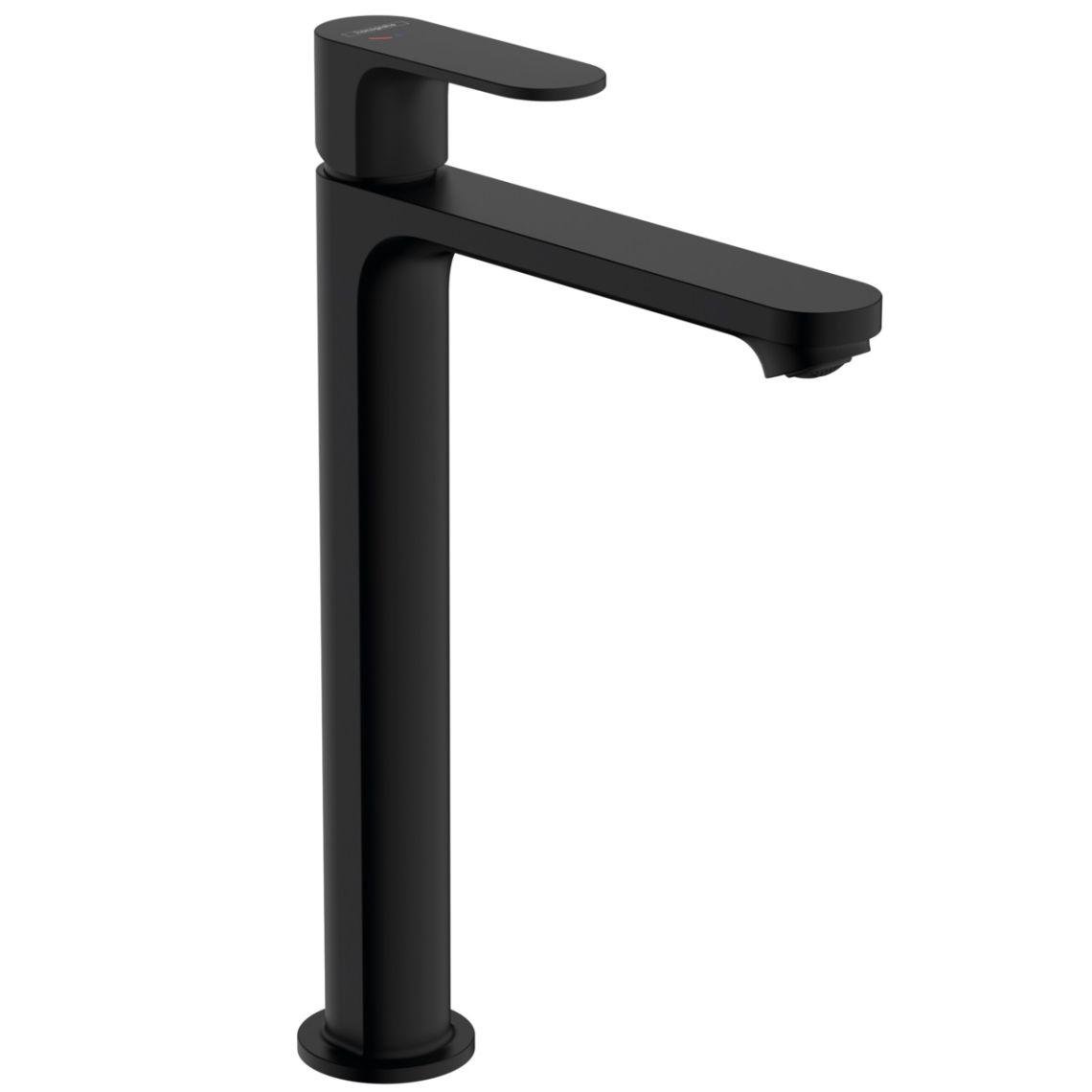 Смеситель для умывальника Hansgrohe Rebris S 240 CoolStart с д/к pop-up Black Matt (72580670)